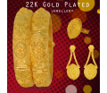 Empire 22k Gold Plated Bangles, earring, ring j2